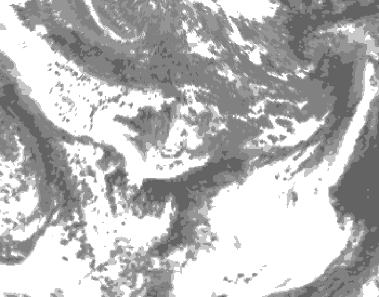 GDPS total cloud 084 hour forecast chart for Canada based on 2026/05/31 1200Z data