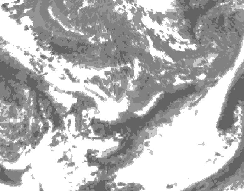 GDPS total cloud 096 hour forecast chart for Canada based on 2026/05/31 1200Z data