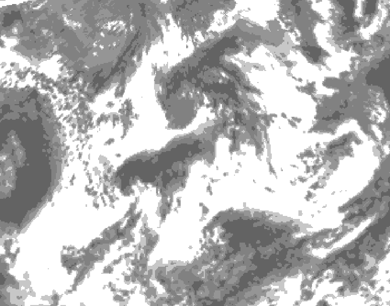 GDPS total cloud 180 hour forecast chart for Canada based on 2026/05/31 1200Z data