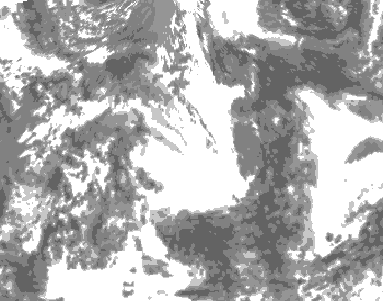 GDPS total cloud 234 hour forecast chart for Canada based on 2026/05/31 1200Z data