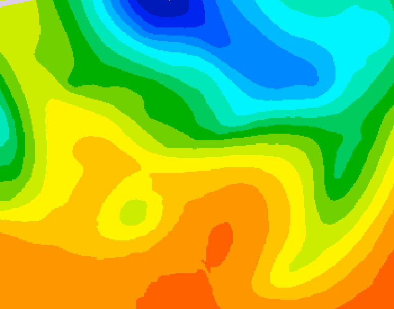 GDPS 500 millibar geopotential height 048 hour forecast chart for Canada based on 2026/06/01 0000Z data