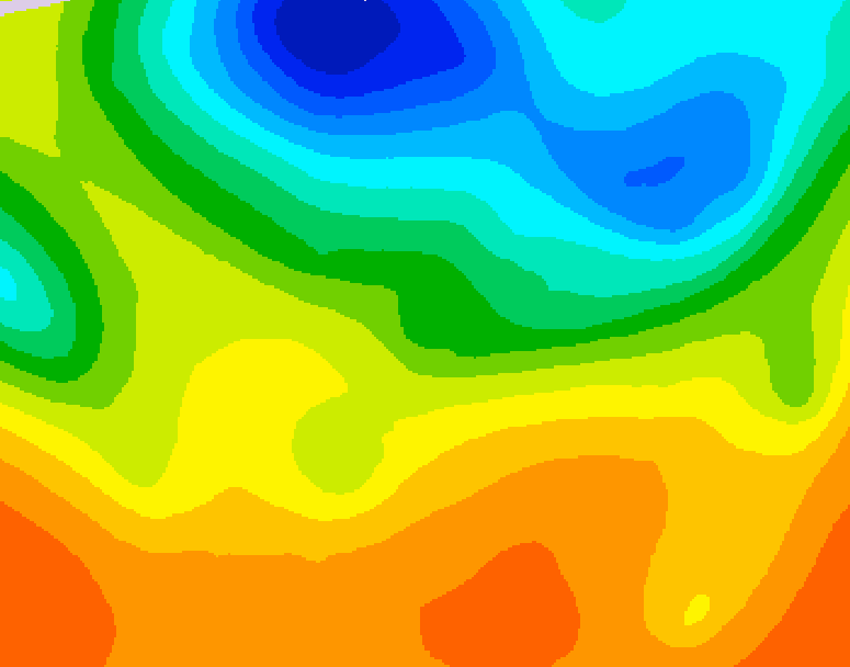 GDPS 500 millibar geopotential height 072 hour forecast chart for Canada based on 2026/06/01 0000Z data