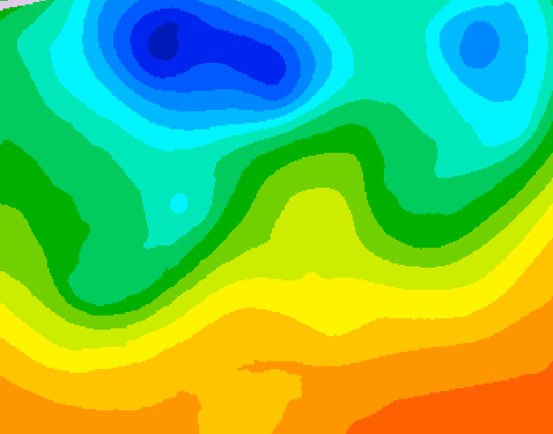 GDPS 500 millibar geopotential height 144 hour forecast chart for Canada based on 2026/06/01 0000Z data