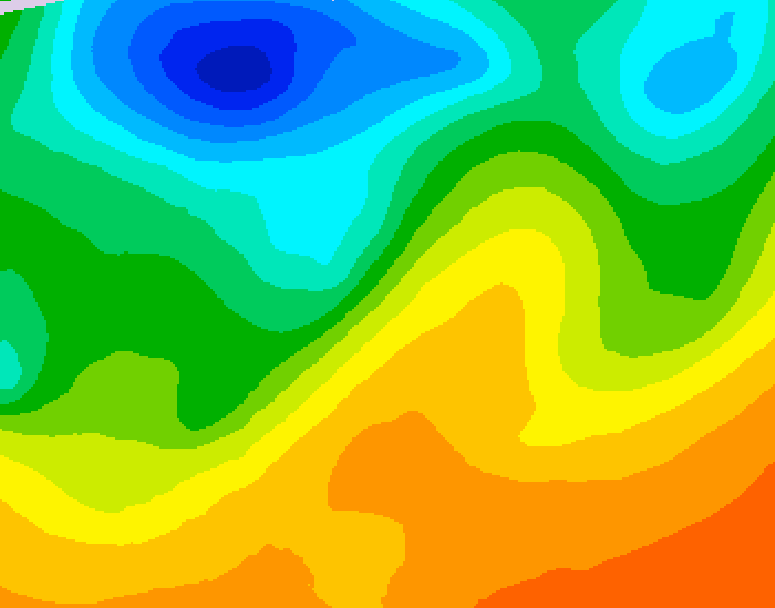 GDPS 500 millibar geopotential height 168 hour forecast chart for Canada based on 2026/06/01 0000Z data