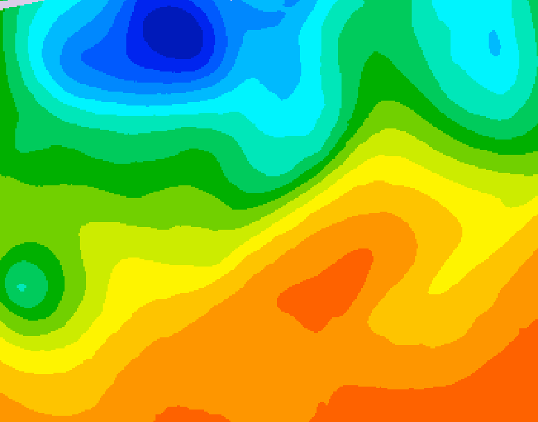GDPS 500 millibar geopotential height 192 hour forecast chart for Canada based on 2026/06/01 0000Z data