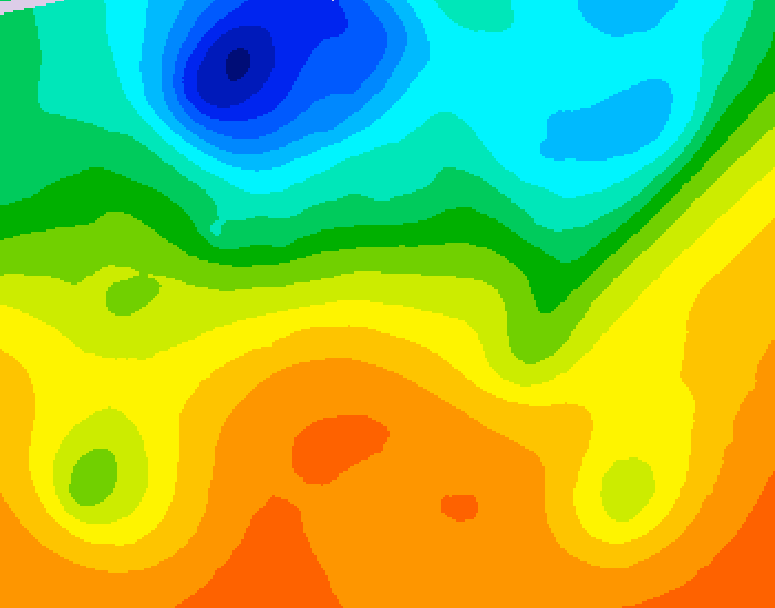 GDPS 500 millibar geopotential height 234 hour forecast chart for Canada based on 2026/06/01 0000Z data
