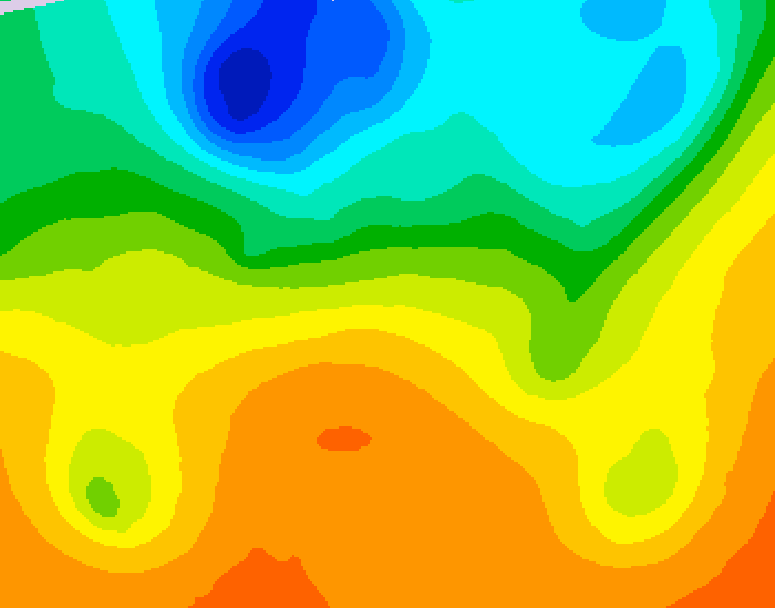 GDPS 500 millibar geopotential height 240 hour forecast chart for Canada based on 2026/06/01 0000Z data