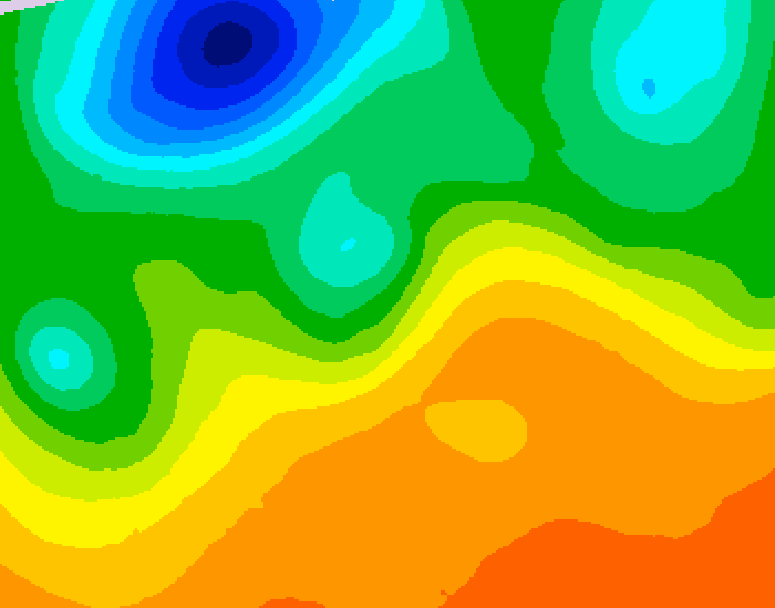 GDPS 500 millibar geopotential height 180 hour forecast chart for Canada based on 2026/06/01 1200Z data