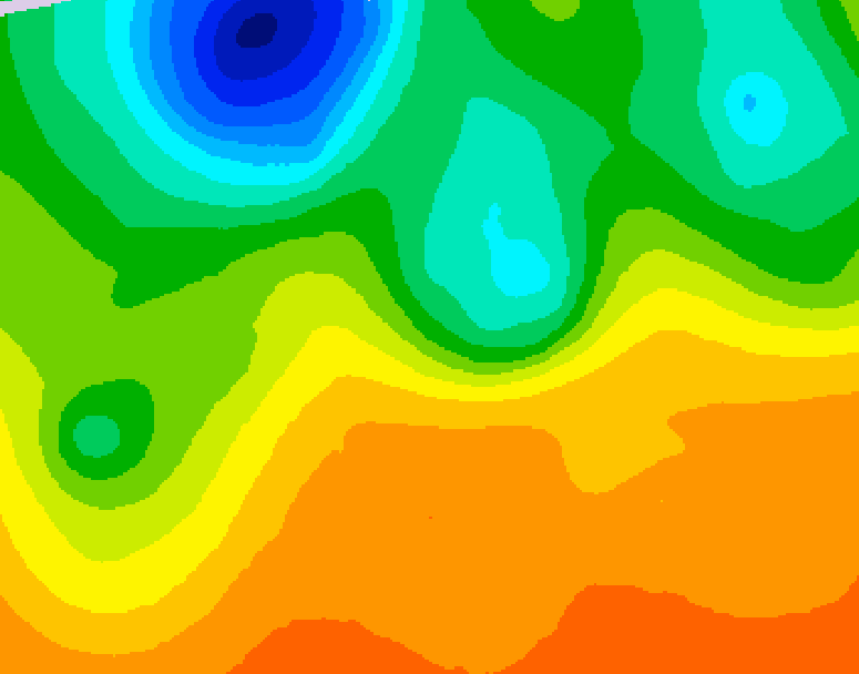 GDPS 500 millibar geopotential height 204 hour forecast chart for Canada based on 2026/06/01 1200Z data