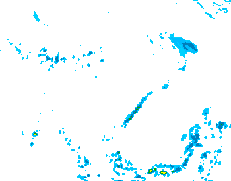 GDPS precipitation 216 hour forecast chart for Canada based on 2026/06/01 0000Z data