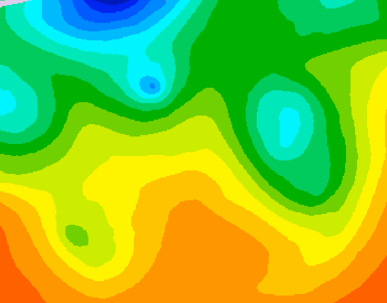 GDPS 500 millibar geopotential height 234 hour forecast chart for Canada based on 2026/06/02 0000Z data