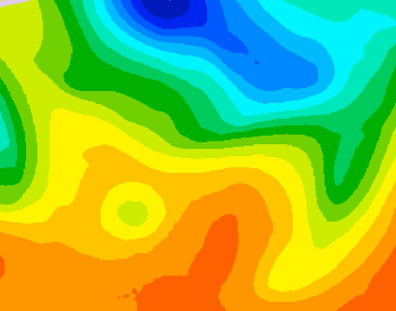 GDPS 500 millibar geopotential height 012 hour forecast chart for Canada based on 2026/06/02 1200Z data