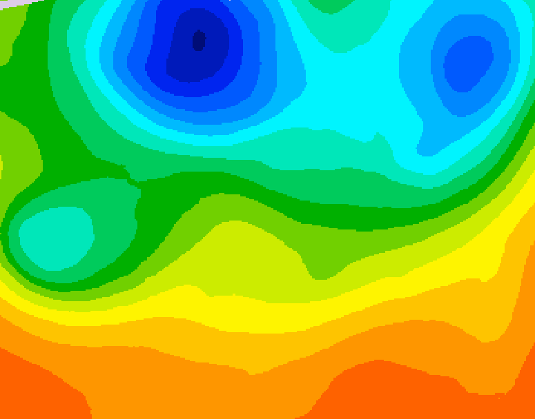 GDPS 500 millibar geopotential height 078 hour forecast chart for Canada based on 2026/06/02 1200Z data