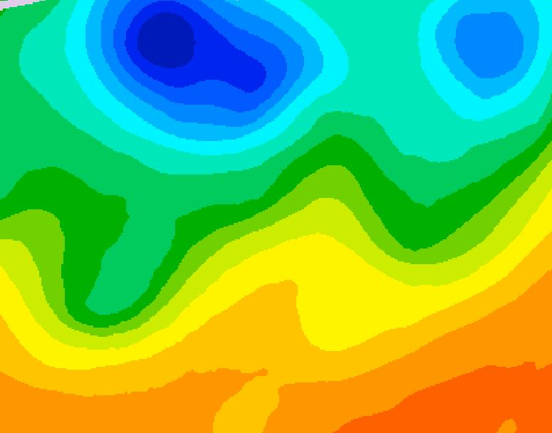 GDPS 500 millibar geopotential height 108 hour forecast chart for Canada based on 2026/06/02 1200Z data