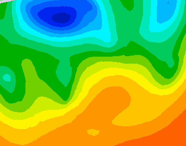 GDPS 500 millibar geopotential height 138 hour forecast chart for Canada based on 2026/06/02 1200Z data