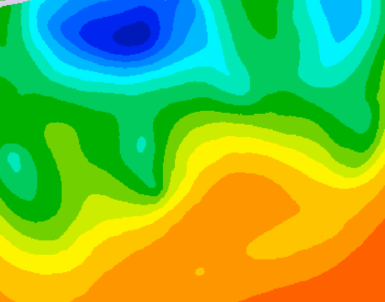 GDPS 500 millibar geopotential height 144 hour forecast chart for Canada based on 2026/06/02 1200Z data