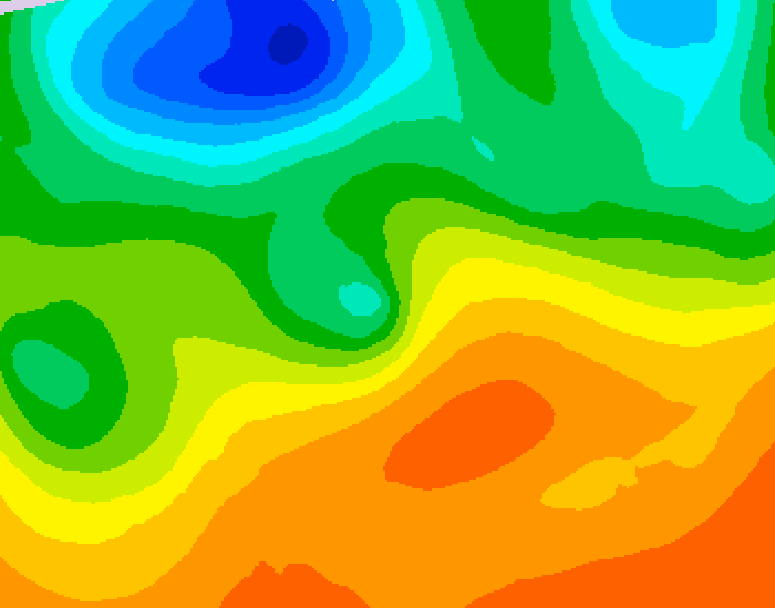 GDPS 500 millibar geopotential height 156 hour forecast chart for Canada based on 2026/06/02 1200Z data