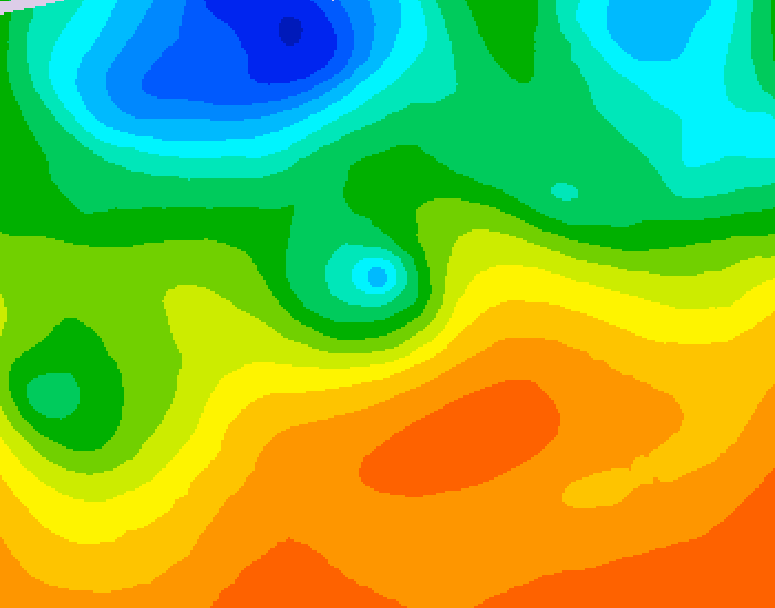 GDPS 500 millibar geopotential height 162 hour forecast chart for Canada based on 2026/06/02 1200Z data