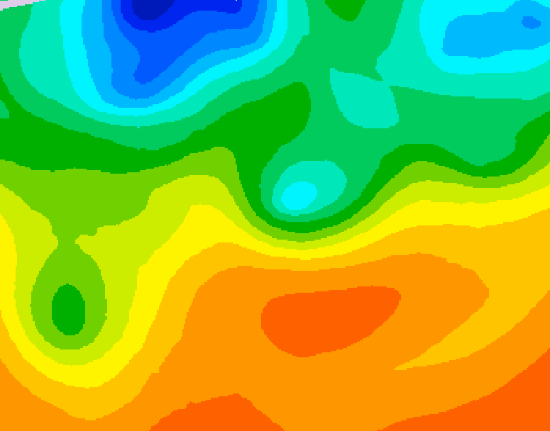 GDPS 500 millibar geopotential height 180 hour forecast chart for Canada based on 2026/06/02 1200Z data