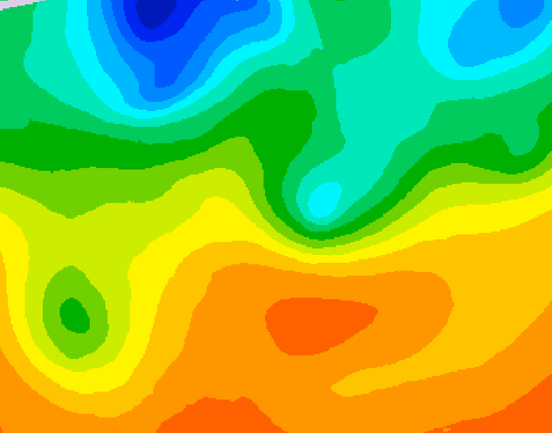 GDPS 500 millibar geopotential height 186 hour forecast chart for Canada based on 2026/06/02 1200Z data