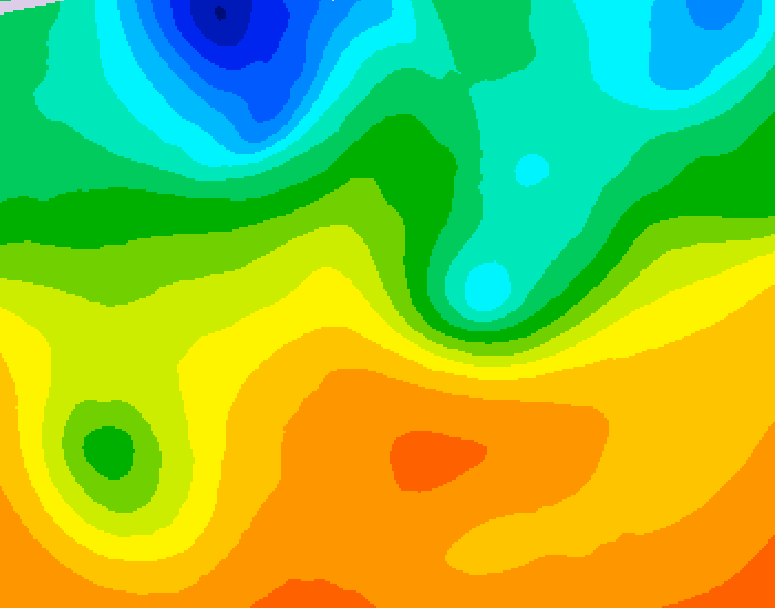 GDPS 500 millibar geopotential height 192 hour forecast chart for Canada based on 2026/06/02 1200Z data