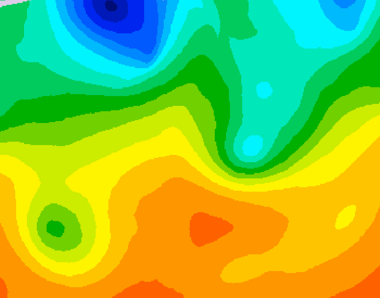 GDPS 500 millibar geopotential height 198 hour forecast chart for Canada based on 2026/06/02 1200Z data