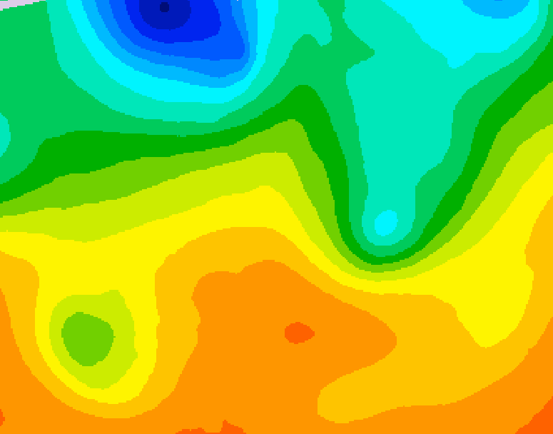 GDPS 500 millibar geopotential height 204 hour forecast chart for Canada based on 2026/06/02 1200Z data