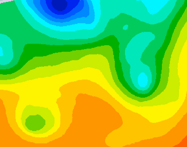 GDPS 500 millibar geopotential height 216 hour forecast chart for Canada based on 2026/06/02 1200Z data