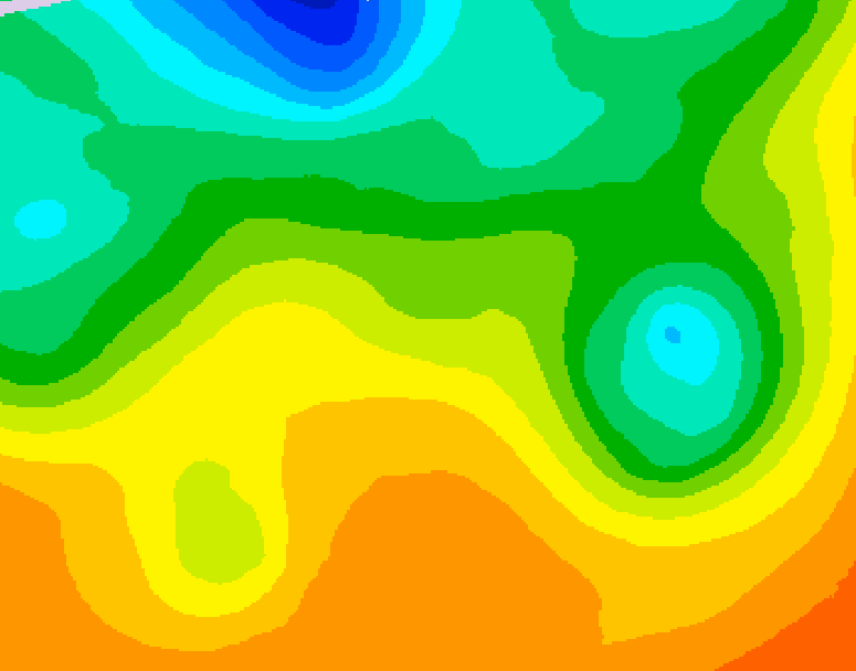 GDPS 500 millibar geopotential height 240 hour forecast chart for Canada based on 2026/06/02 1200Z data