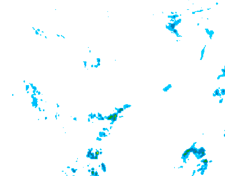 GDPS precipitation 036 hour forecast chart for Canada based on 2026/06/02 1200Z data