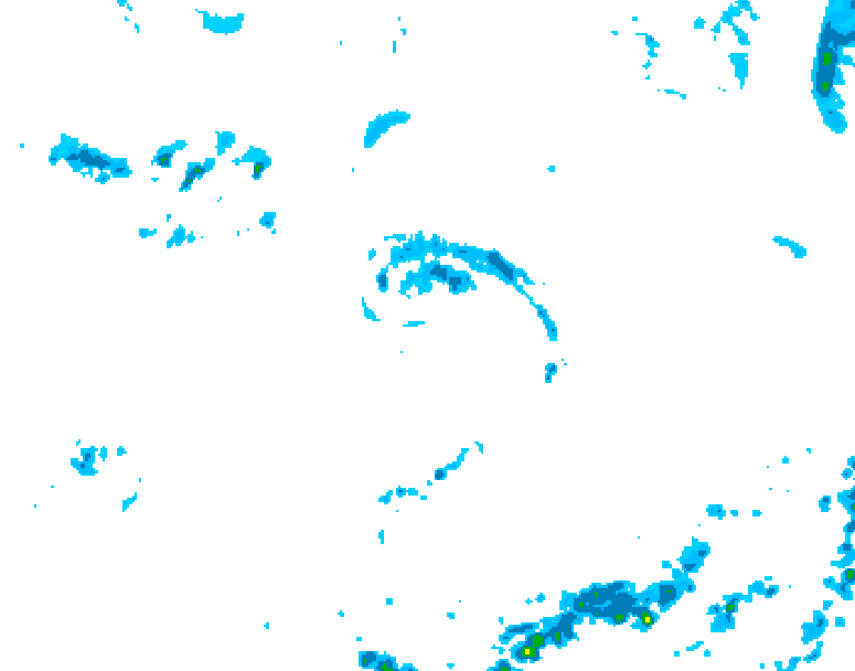 GDPS precipitation 168 hour forecast chart for Canada based on 2026/06/02 1200Z data