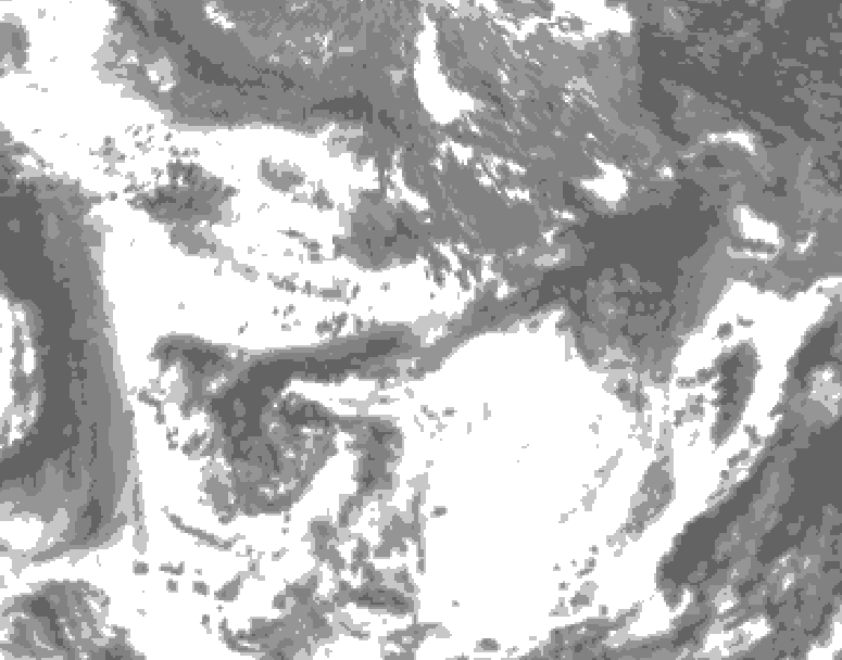GDPS total cloud 012 hour forecast chart for Canada based on 2026/06/02 1200Z data