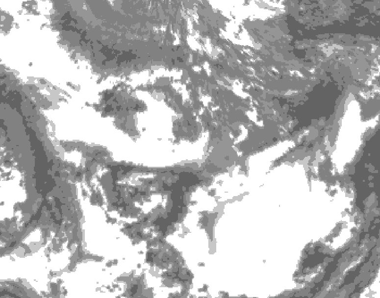 GDPS total cloud 024 hour forecast chart for Canada based on 2026/06/02 1200Z data