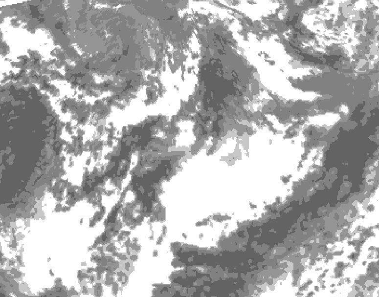 GDPS total cloud 120 hour forecast chart for Canada based on 2026/06/02 1200Z data