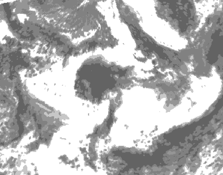 GDPS total cloud 150 hour forecast chart for Canada based on 2026/06/02 1200Z data