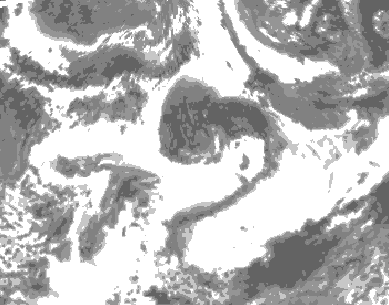 GDPS total cloud 174 hour forecast chart for Canada based on 2026/06/02 1200Z data