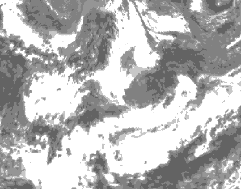 GDPS total cloud 192 hour forecast chart for Canada based on 2026/06/02 1200Z data