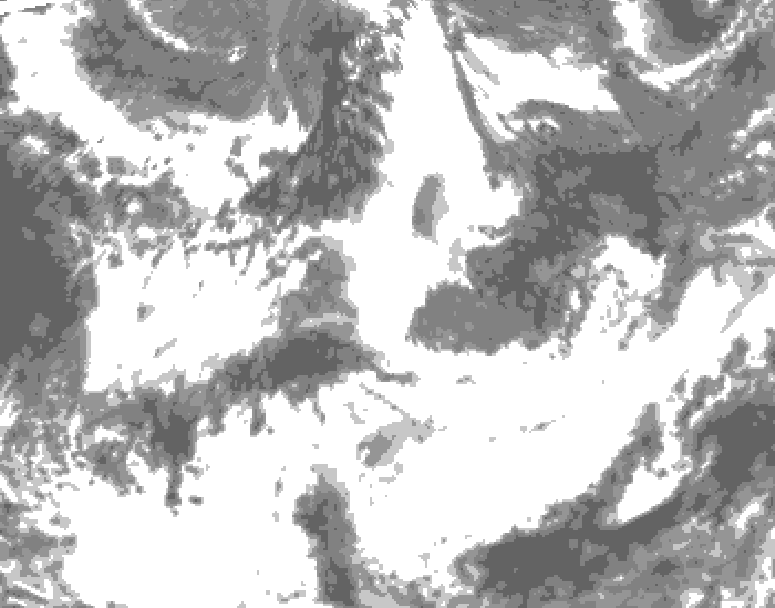 GDPS total cloud 198 hour forecast chart for Canada based on 2026/06/02 1200Z data