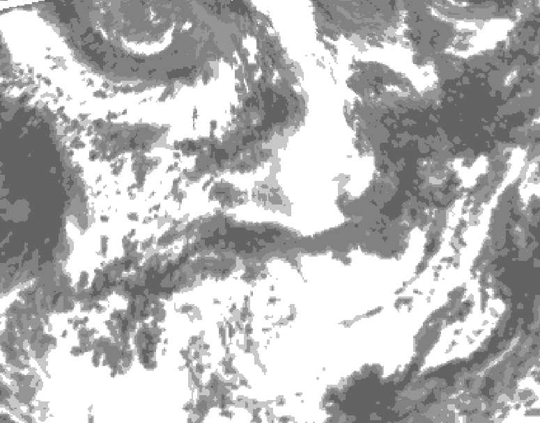 GDPS total cloud 210 hour forecast chart for Canada based on 2026/06/02 1200Z data