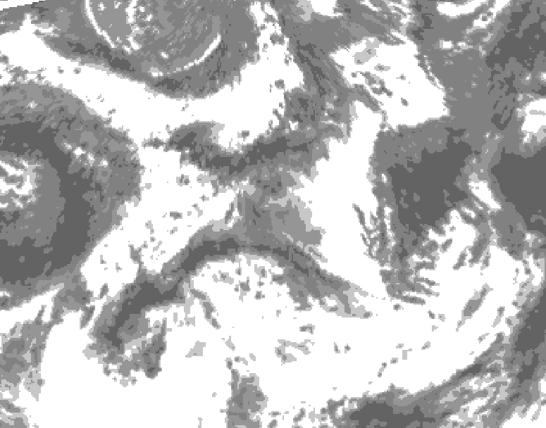 GDPS total cloud 228 hour forecast chart for Canada based on 2026/06/02 1200Z data