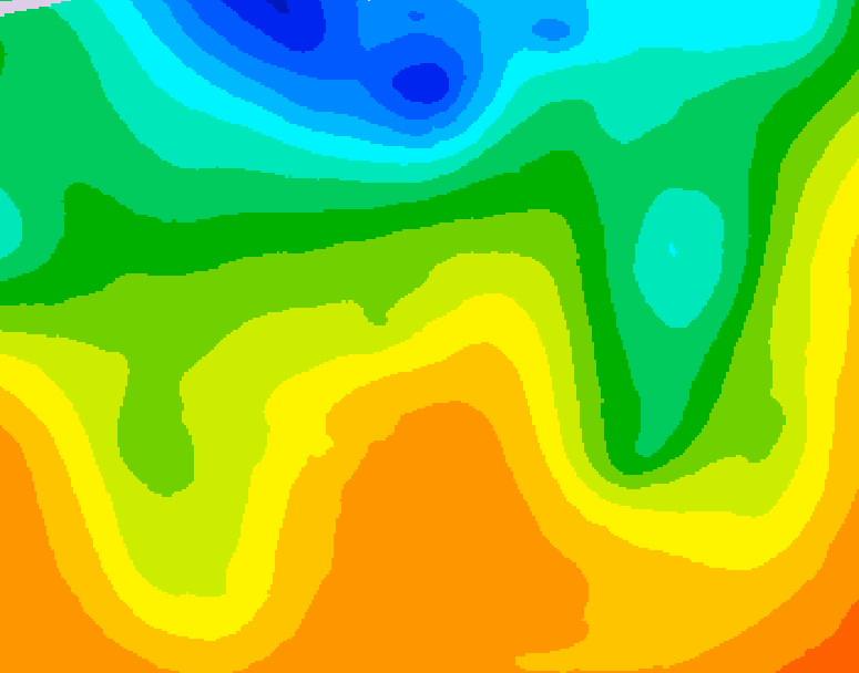GDPS 500 millibar geopotential height 204 hour forecast chart for Canada based on 2026/06/03 0000Z data