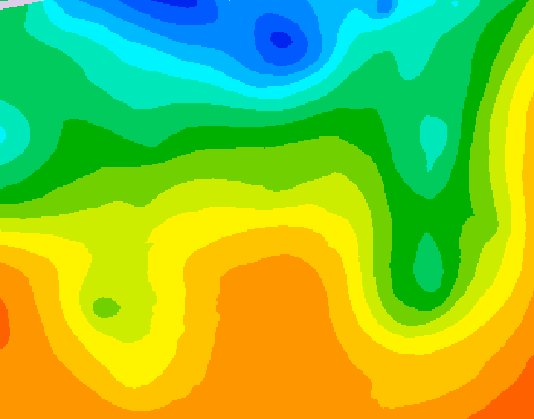 GDPS 500 millibar geopotential height 216 hour forecast chart for Canada based on 2026/06/03 0000Z data