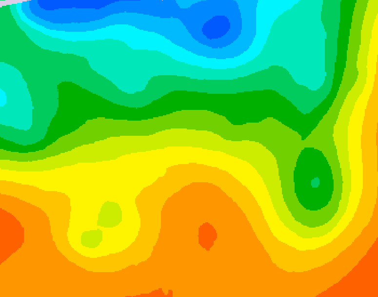 GDPS 500 millibar geopotential height 234 hour forecast chart for Canada based on 2026/06/03 0000Z data