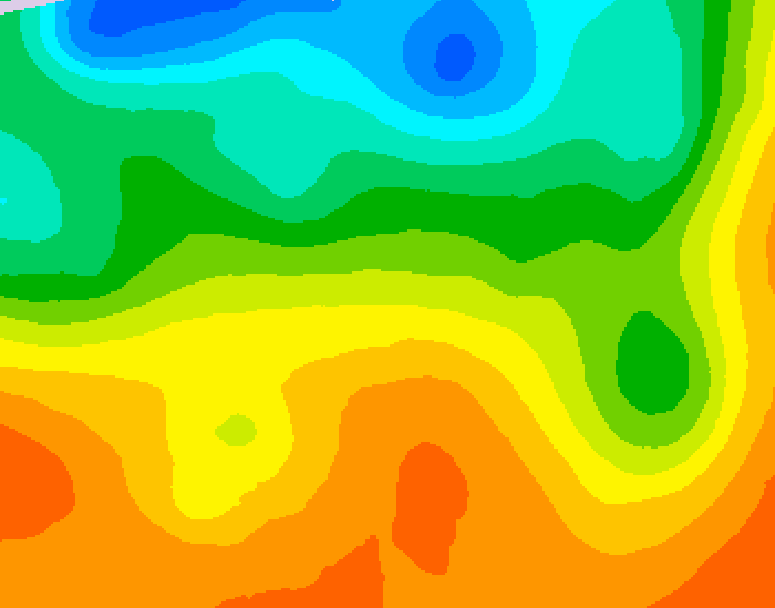 GDPS 500 millibar geopotential height 240 hour forecast chart for Canada based on 2026/06/03 0000Z data