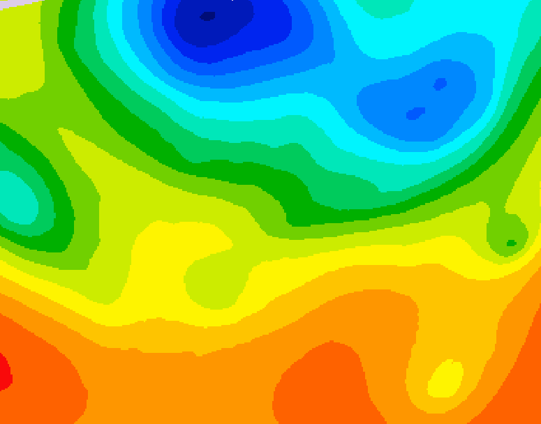 GDPS 500 millibar geopotential height 012 hour forecast chart for Canada based on 2026/06/03 1200Z data