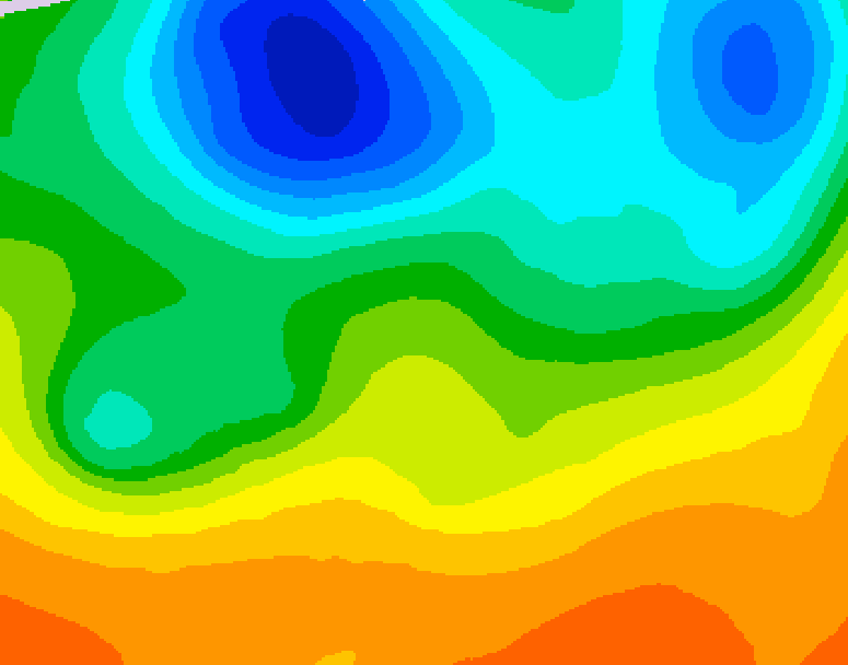 GDPS 500 millibar geopotential height 066 hour forecast chart for Canada based on 2026/06/03 1200Z data