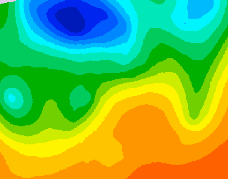 GDPS 500 millibar geopotential height 114 hour forecast chart for Canada based on 2026/06/03 1200Z data