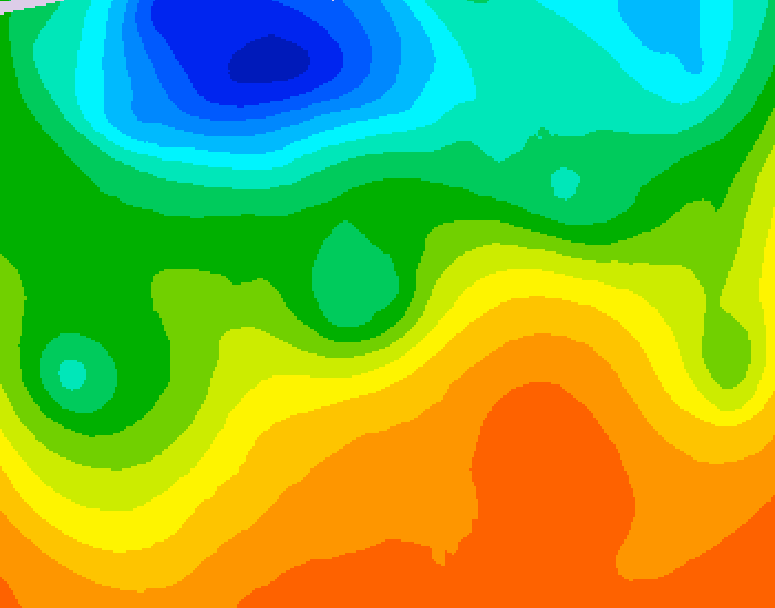 GDPS 500 millibar geopotential height 138 hour forecast chart for Canada based on 2026/06/03 1200Z data