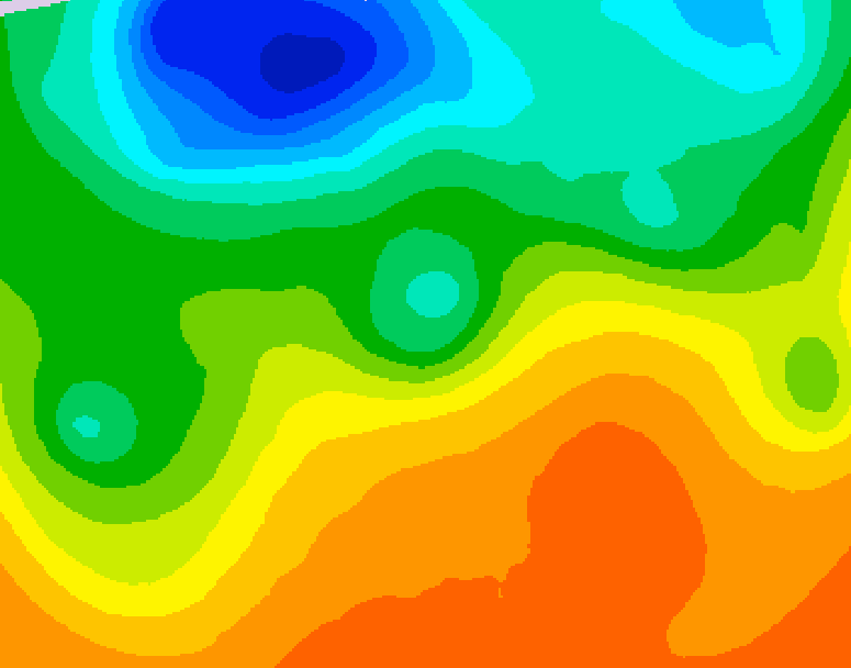 GDPS 500 millibar geopotential height 144 hour forecast chart for Canada based on 2026/06/03 1200Z data