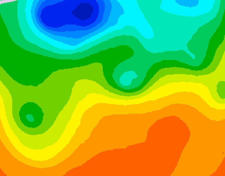GDPS 500 millibar geopotential height 156 hour forecast chart for Canada based on 2026/06/03 1200Z data